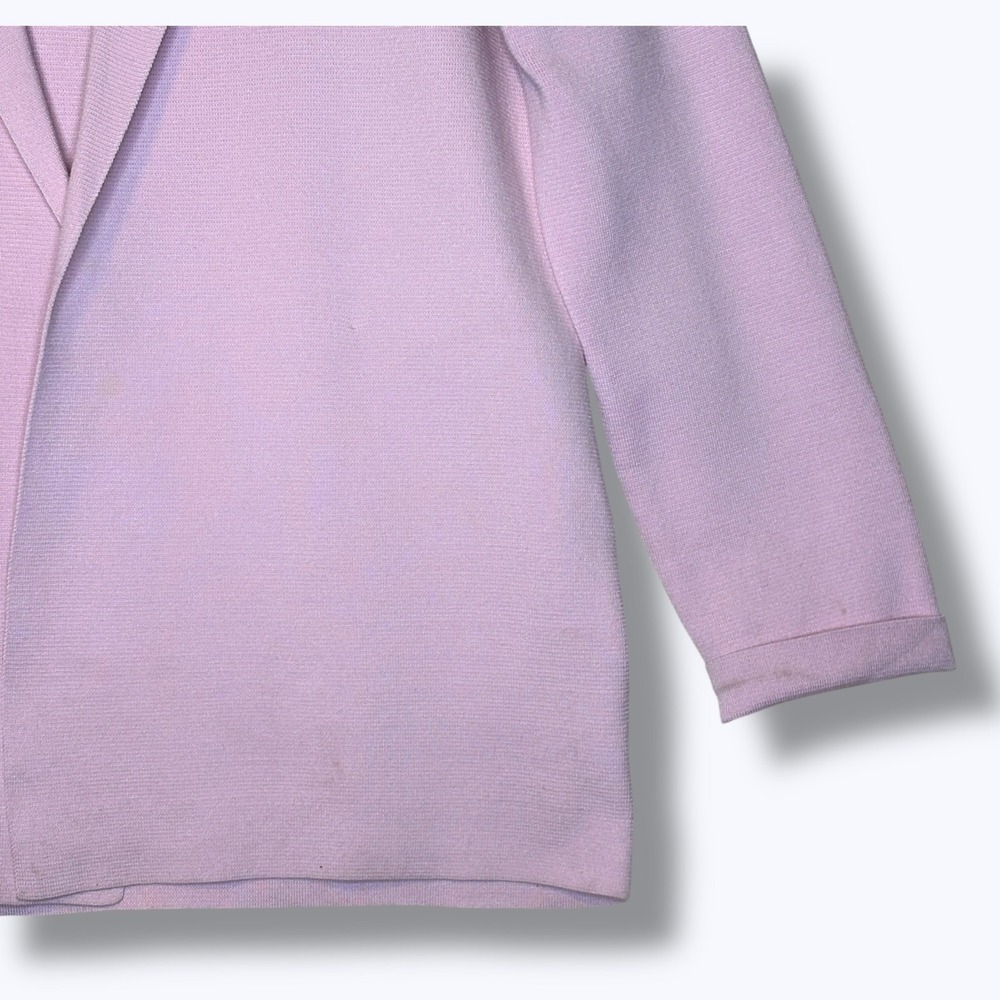 Tahari Arthur S Levine Women's Blazer‎ Jacket Size M Purple Oversized Easter - Picture 3 of 8